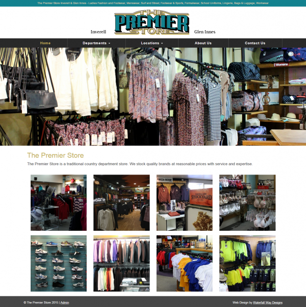 The Premier Store website