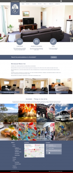 Westwood Motor Inn website