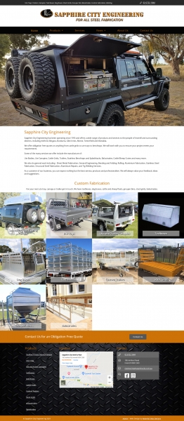 Sapphire City Engineering website