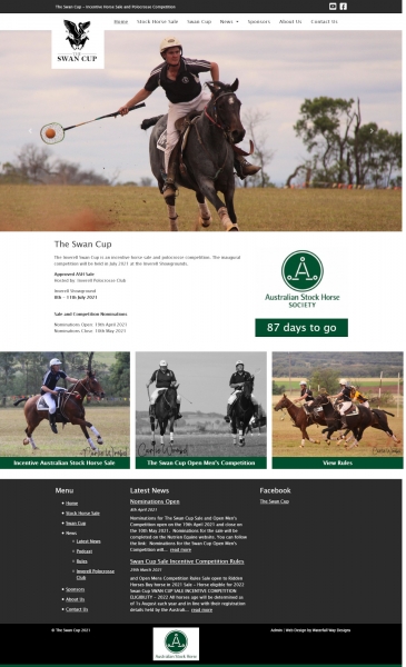The Swan Cup website