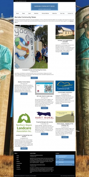 Barraba Community News website