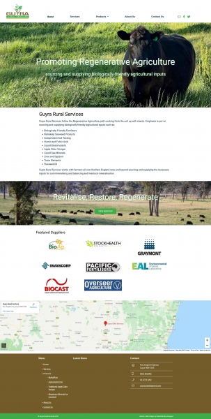 Guyra Rural Services website