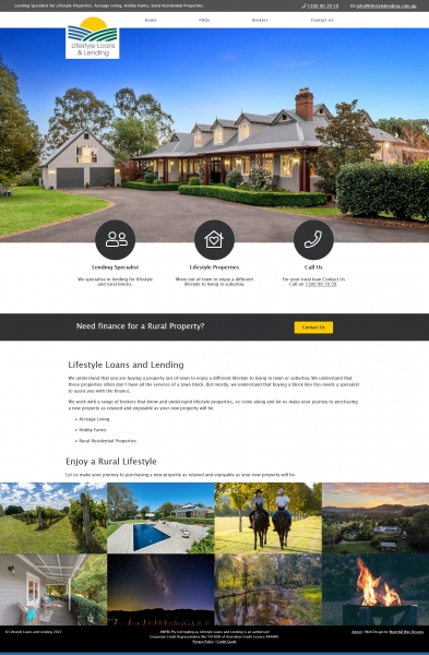 Lifestyle Loans and Lending website