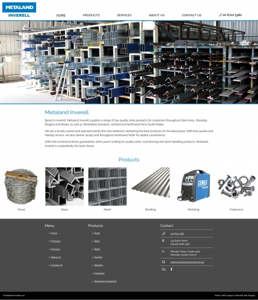 Metaland Inverell website
