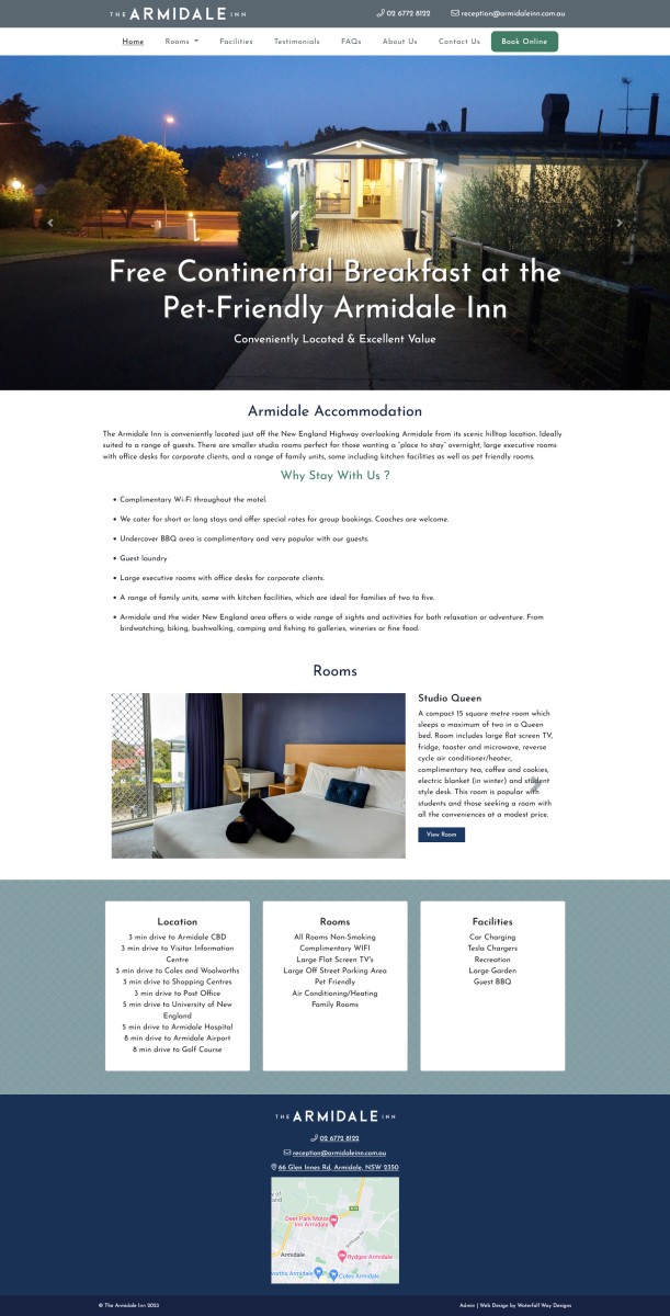 Armidale Inn website