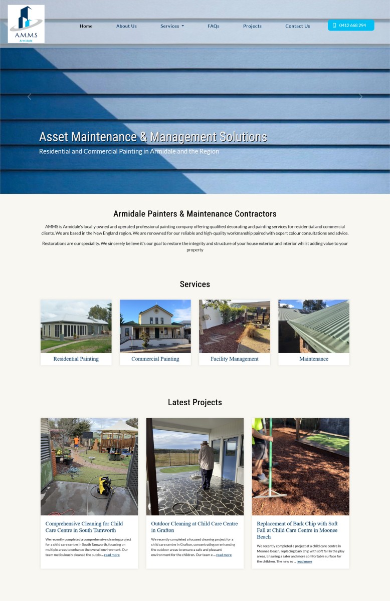 Asset Maintenance & Management Solutions website