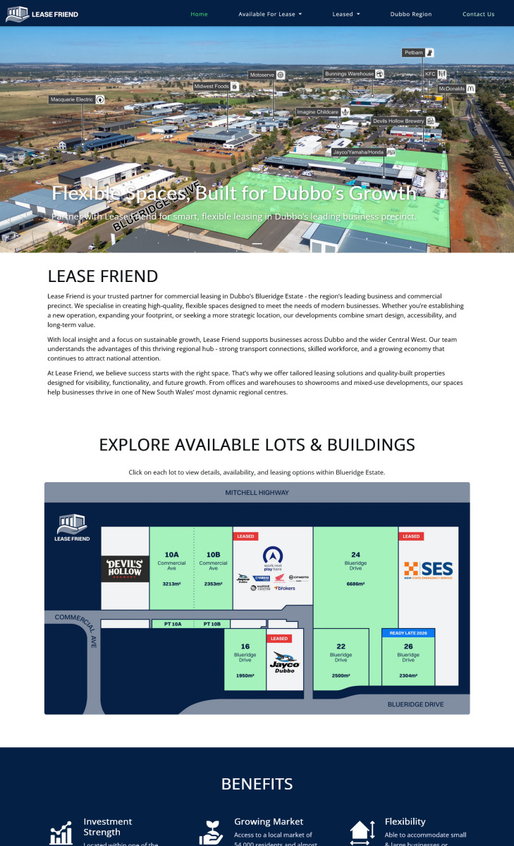 Lease Friend website